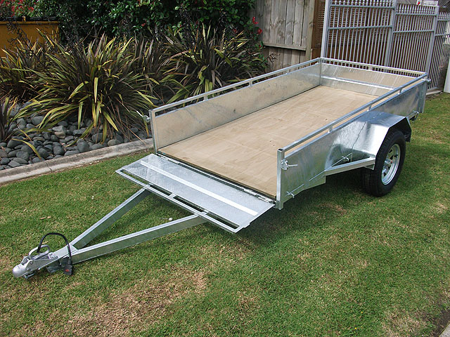 8x4 galvanised commerical trailer