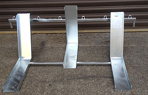 Drop in bike rack bike rack
