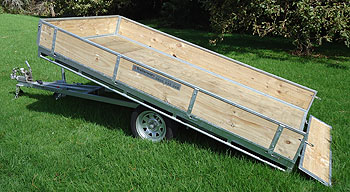 Flat Deck Tilting Trailer