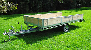 Flat Deck Tilting Trailer