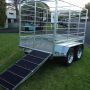 stock trailer with stock cage